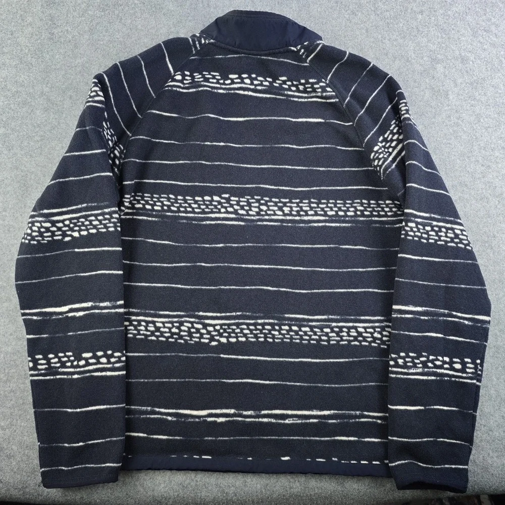 North Face Gordon Lyons 1/4 Zip Fleece Sweater‎ Mens Large Aztec Blue Pullover